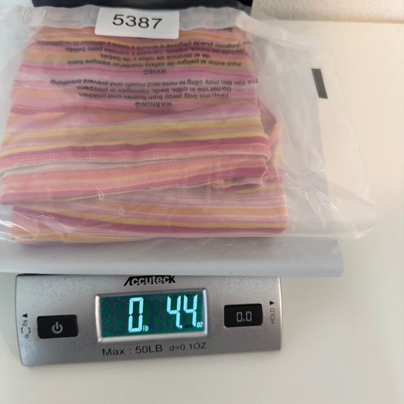 J Jill Top Women Medium Pink Shelf Bra Tank Sleeveless Striped ScoopNeck Stretch - Picture 10 of 10